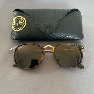 Ray Ban Square Tortoise Sunglasses